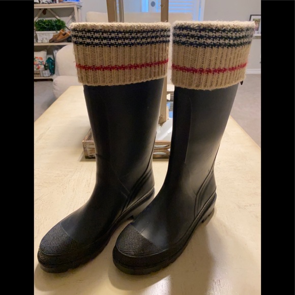 Burberry Rain Boots (VINTAGE) - Picture 1 of 3